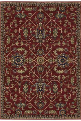 Oriental Weavers Ankara 531r Red Collection