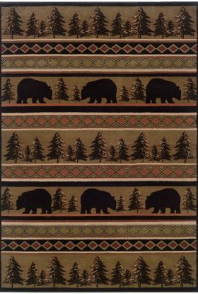 Oriental Weavers Hudson 1066a Black Collection