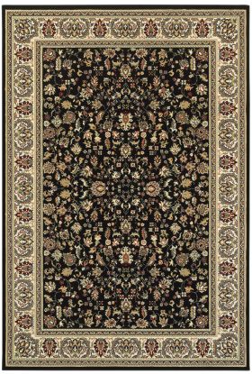 Oriental Weavers Kashan 108b Black Collection