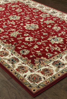 Oriental Weavers Kashan 4929r Red Collection