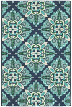 Oriental Weavers Meridian 2206b Blue Collection