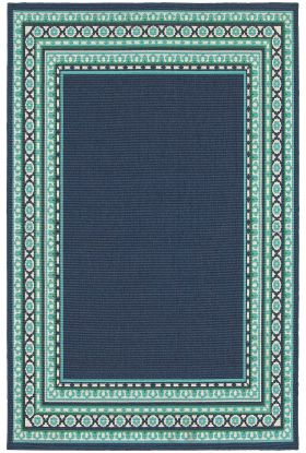 Oriental Weavers Meridian 9650b Navy Collection