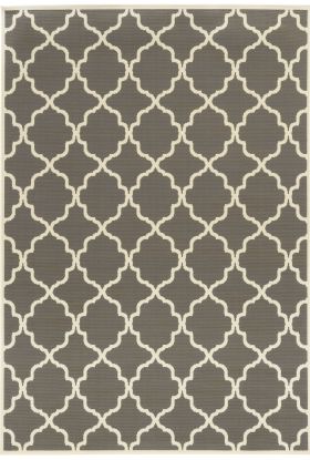 Oriental Weavers Riviera 4770w Charcoal Collection