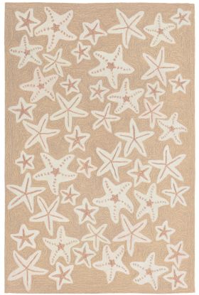 Liora Manne Capri Starfish Neutral Collection