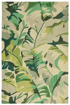 Liora Manne Capri Palm Leaf Green Collection