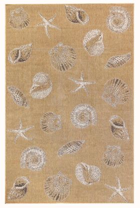 Liora Manne Carmel Shells Sand Collection