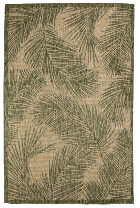 Liora Manne Carmel Fronds Green Collection