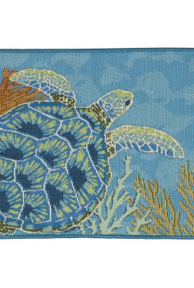 Liora Manne Esencia Seaturtle Garden Ocean Collection