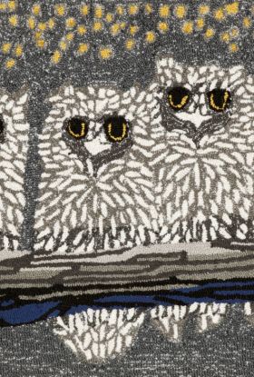 Liora Manne Frontporch Owls Night Collection