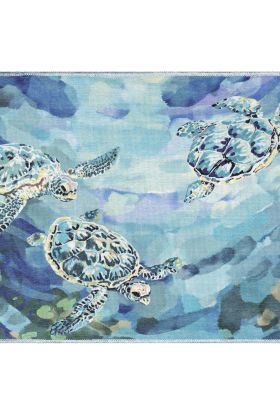 Liora Manne Impressions Seaturtles Ocean Collection