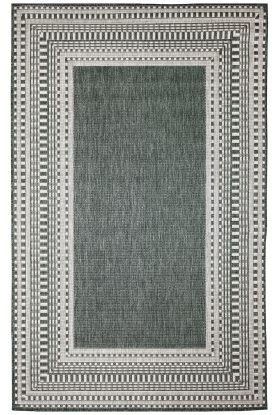 Liora Manne Malibu Etched Border Green Collection