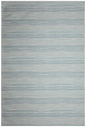 Liora Manne Miranda Tweed Stripe Aqua Collection