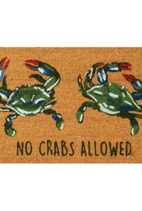 Liora Manne Natura No Crabs Allowed Natural Collection