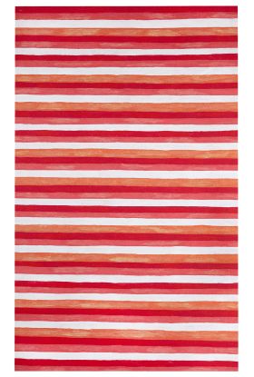 Liora Manne Visions II Painted Stripes Warm Collection