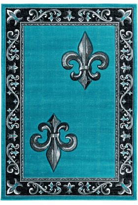 United Weavers Bristol Lilium Turquoise Collection