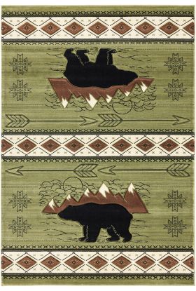 United Weavers Cottage Timberland Green Collection