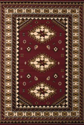 United Weavers Dallas Tres Burgundy Collection