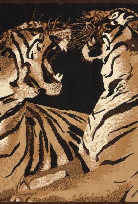 United Weavers Legends Double Tigers Multi 5'3" x 7'2" Collection