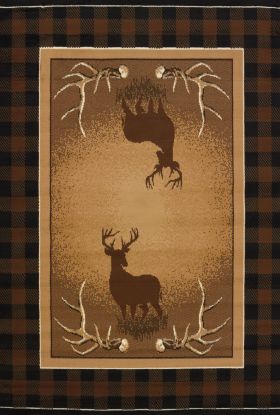 United Weavers Legends Antler Buck Multi 5'3" x 7'2" Collection