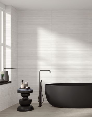 Emser Sparkle Ceramic Matte Linear White