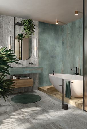 Emser Livorno Porcelain Matte/Satin Ulivo