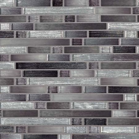 MSI Glass Tile Nero Interlocking Akaya