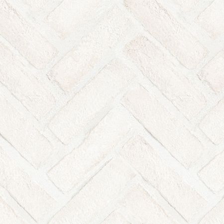 MSI Brickstaks Tile - Herringbone Alpine White Clay Brick