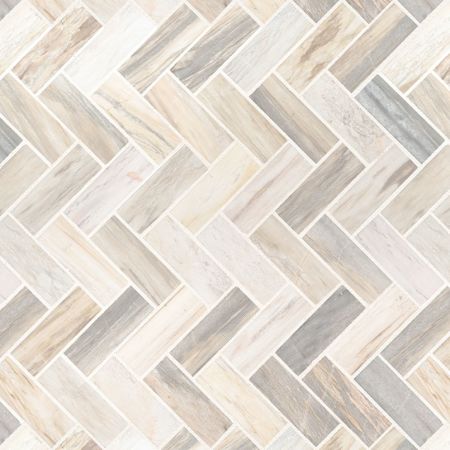 MSI Angora Polished Herringbone Tile