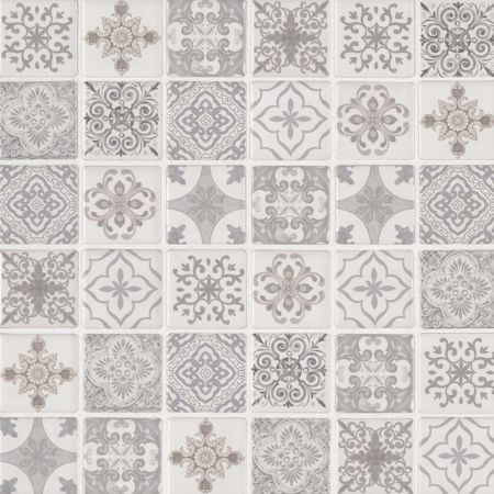 MSI Encaustic Pattern Porcelain Wall Tile Anya Blanco