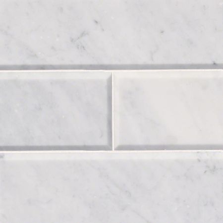 MSI Subway Tile Beveled Tile 4x12 Arabescato Carrara