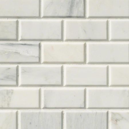 MSI Subway Tile 2x4 Arabescato Carrara