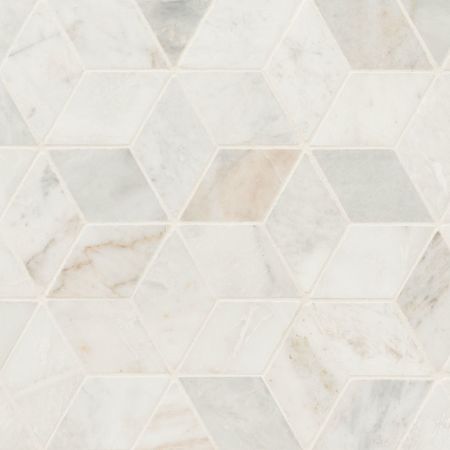 MSI Arabescato Venato White Cube Marble Tile