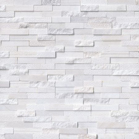 MSI Rockmount Stacked Stone Panels Arctic Storm White Multi Finish