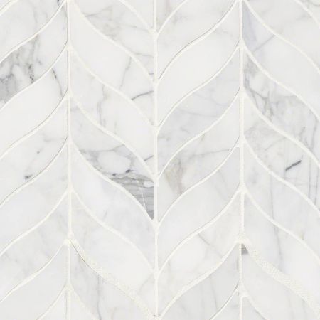 MSI Calacatta Cressa Marble Subway Tile 4x12