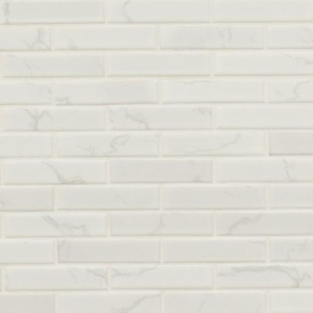 MSI All Wall Tile & Backsplash Tile 1x4x6mm Carrara Matte