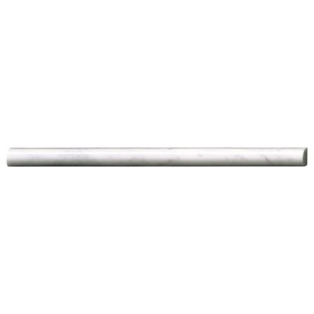 MSI Trim & Accessory Pieces Pencil Moulding - Polished Carrara White