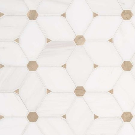 MSI Bianco Dolomite Pattern Marble Tile Cecily