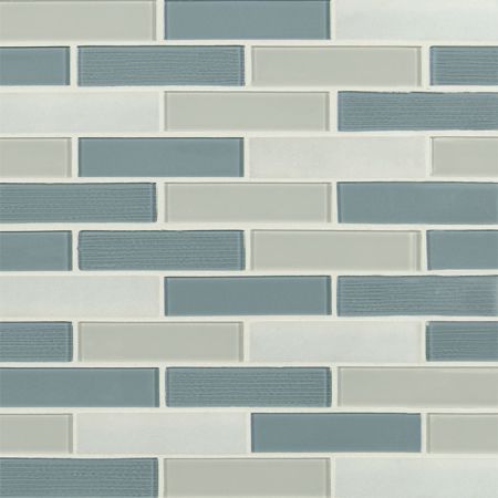 MSI Decorative Blends Glass Tile Colosseo Azul Brick