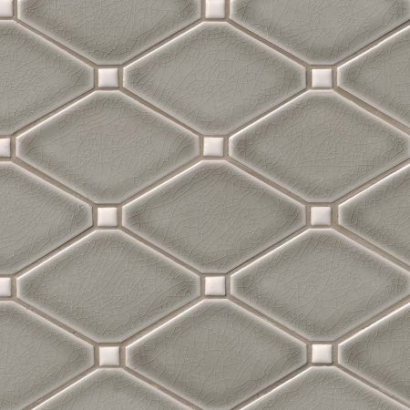 MSI Dove Gray Herringbone Tile