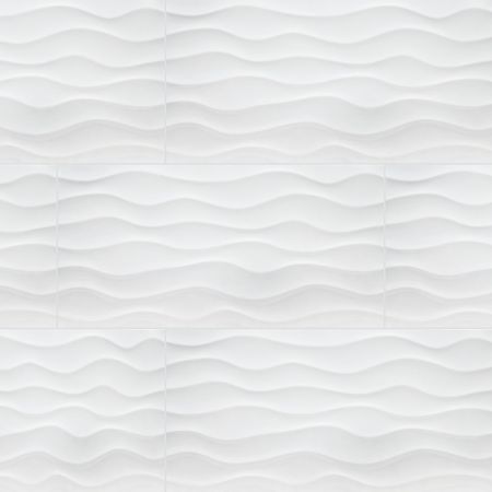 MSI Dymo 3D Wall Tile Dymo Wavy White