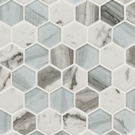 MSI All Wall Tile & Backsplash Tile 2" Hexagon Mosaic Tile Esperanza