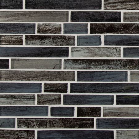 MSI Glass Tile Interlocking Tile Grigio Lagoon