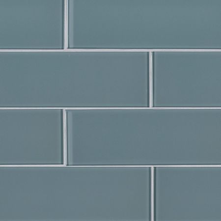 MSI Subway Tile Glass Tile 3x9 Harbor Gray