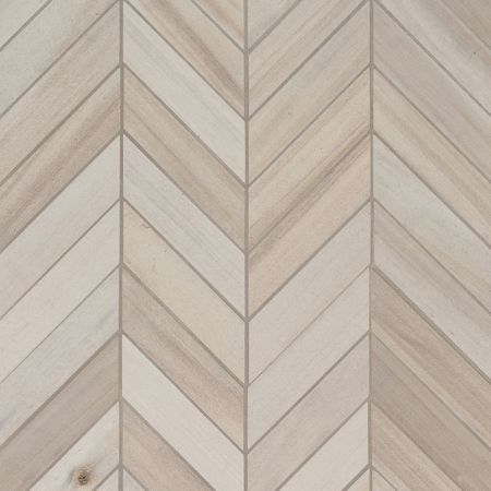 MSI Wood Look Wall Tile Chevron Mosaic 12x15 Havenwood Dove