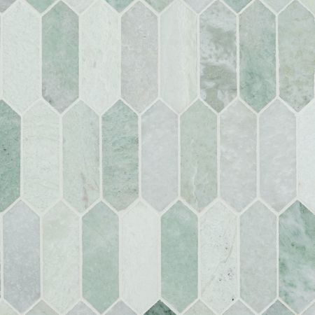 MSI Specialty Shapes Wall Tile Picket Tile Icelandic Green