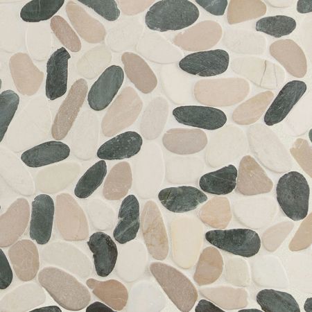 MSI Rio Lago Pebble Mosaic Metropolitan Marble