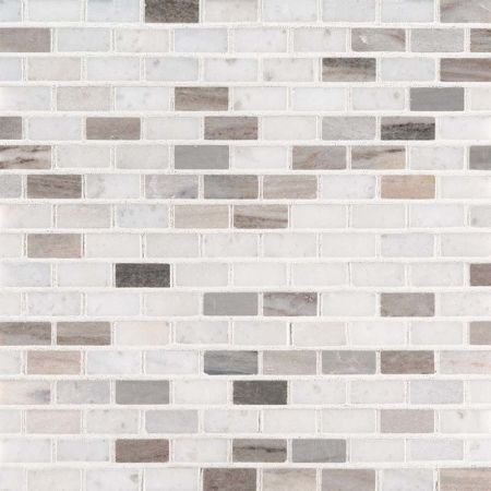 MSI Backsplash & Wall Tile Mini Brick Pattern Palisandro Marble