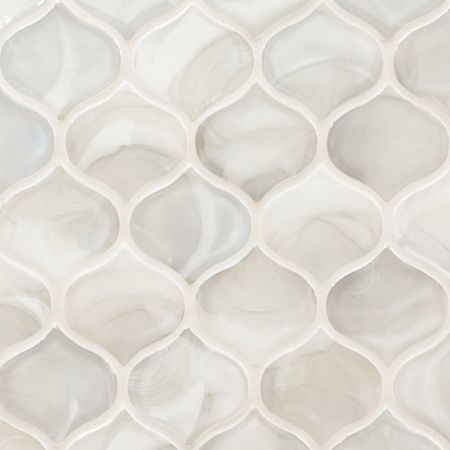 MSI Glass Tile Glass Mosaic Tile Pearla Arabesque