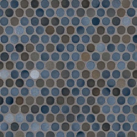 MSI Backsplash & Wall Tile Glossy Tile Penny Round Azul