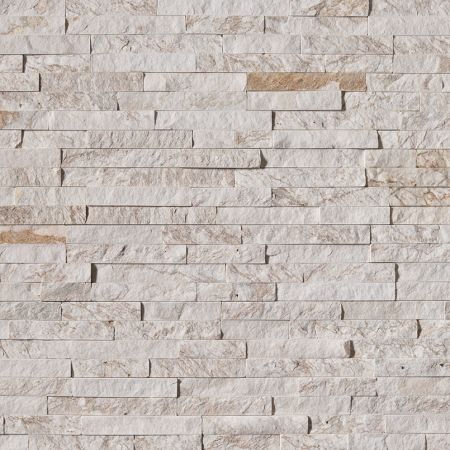 MSI Rockmount Stacked Stone Panels Splitface Stacked Stone Royal White